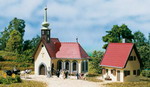 Auhagen 14461  церковь + дом  N