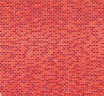 Auhagen 50504 декор Стена из красного кирпича 22 x 10 cm  H0/TT