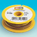 Brawa 3199  кабель 2-х жильный коричневый/желтый 0.14 mm²