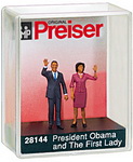 Preiser 28144 фигурки Барак Обама и первая Леди  H0