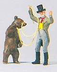 Preiser 29041 фигурки Поводырь с медведем  H0