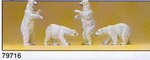 Preiser 79716 фигурки Белые медведи  N