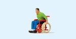 Preiser 28164 фигурки  в инвалидной коляске  H0