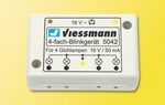 Viessmann 5042  Модуль четырех мигающий лампочек  N