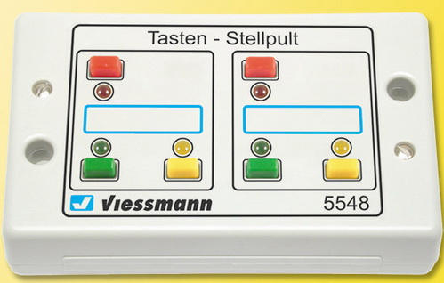Viessmann 5548  Кнопочная панель с индикаторами ― Zugmodell -- Модели железных дорог ведущих фирм: Piko, Roco, Noch, Vollmer, Faller, Auhagen, Trix, Tillig, Busch