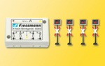Viessmann 5800  Сигналы переезда 4шт. + модуль  N