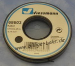Viessmann 68603  25 m кабель. 0.14 mm².schw.