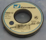 Viessmann 68613  25 m кабель. 0.14 mm².bl.
