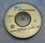 Viessmann 68663  кабель 25 m. 0.14 mm². gruen