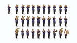 Preiser 13255 фигурки Военный оркестр в 1900 год  H0