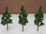 Прочие 15911 декор 10 деревьев по 38 мм.  H0