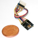 ESU 54684  LokPilot micro V4.0DCC Decoder с кабелем NEM651