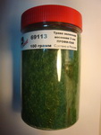 ZIPmaket 69113 декор Трава зеленная весенняя 3 мм ПРОФИ-ПАК 100 гр