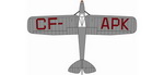 Herpa 8172PM006  DH Puss Moth CF-APK Bert Hinkler   1:72