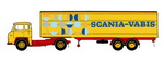 Brekina 85150  Scania LB 76 Koffer-Sattelzug  H0