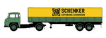 Brekina 85152  Scania LB 76 Pritsche/Plane-Sattelzug  H0