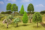 Faller 181526 декор 10 лиственных деревьев. 60-115 мм
