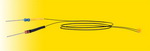 Viessmann 3561  Светодиод.свет желтый. с кабелем. 5 шт.
