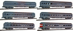 Прочие 580023 вагон 6 вагонов Southern Pacific (металл.колеса.сцепки Microtrains)  N