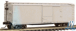 Atlas 45700 вагон 40 футовый крытый вагон с двойной обшивкой (не окрашенный)  N